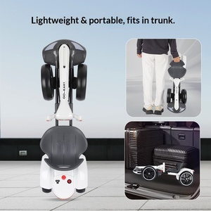 <span class=keywords><strong>Voiture</strong></span> électrique pliable pour enfants, quadricycle portable en plastique, jouet léger pour bébé, sans installation requise - Product Image 2