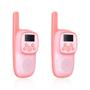 Walkie-talkie per bambini giocattolo ricaricabile per bambini walkie-talkie con caricabatterie walkie-talkie confezione da 4 regali per 3-12 anni K1