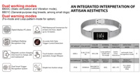 Neues Patent IP68 wasserdichter Kunststoffvibrations-Schlagkragen Anti-Schlagregelung für kleine und große Hunde