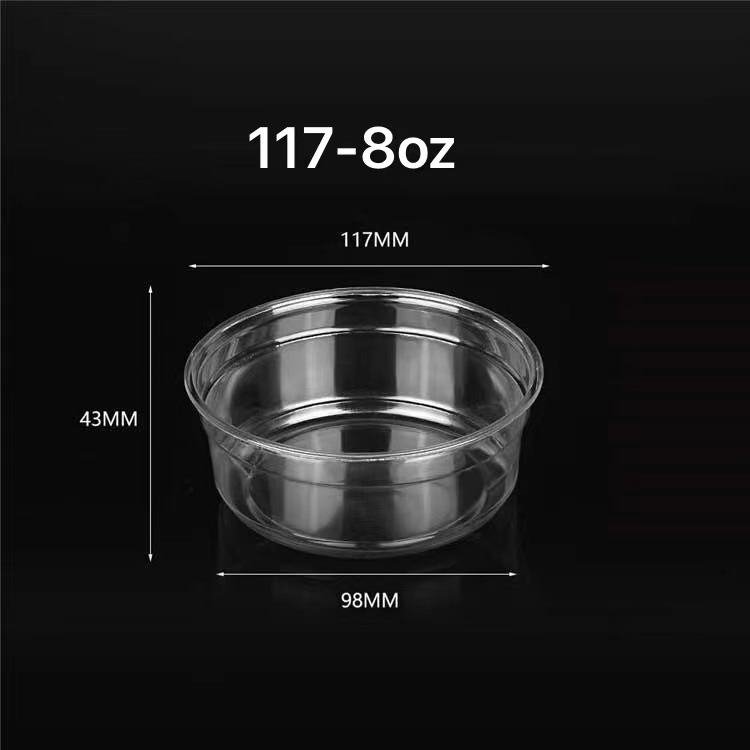 500 bols de gelée glacée de 330 ml chacun, d'un diamètre de 117 mm.