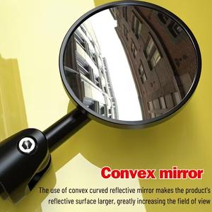 Espejo Retrovisor para Motocicleta, Modificado, Nuevo, con Alerón Fijo, Universal, Amplio Campo de Visión, Reflectante - Product Image 5