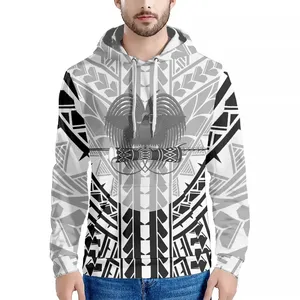 Luxury Hoodie Wholesale Papua New Guinea Design High Quality Pullover Hoodie National Emblem Plus Size Men's Hoodies Sweatshirts
