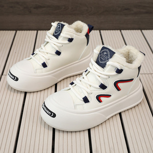 Zapatos Casuales de Mujer con Cordones, Impermeables, Cálidos, con Suela Gruesa y Elevada, de Media Pantorrilla, con Forro de Terciopelo, Novedad Otoño-Invierno 2026 - Product Image 5