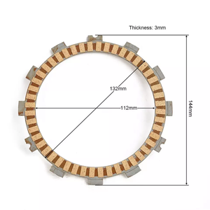 รถจักรยานยนต์กระดาษคลัทช์แผ่นแรงเสียดทานรถจักรยานยนต์สำหรับคาวาซากิ ZXR 400 ZX400L Z 200 KZ200A Z200 <span class=keywords><strong>ZXR400</strong></span> - Product Image 6
