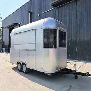 รถเข็นขายอาหารสแตนเลส 4 ล้อ สำหรับขายฮอทดอก ไอศกรีม ปรับปรุงเมือง บริการจัดเลี้ยงเคลื่อนที่ คุณภาพสูง ระดับมืออาชีพ - Product Image 4