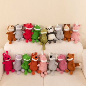 Muñeco de Peluche Sonriente de Cerdo y Dinosaurio con Dientes Grandes, Regalo de Boda, Recuerdo de Fiesta, Lindo Bebé de Dientes <span class=keywords><strong>Locos</strong></span>, Poliéster y Algodón PP - Product Image 1