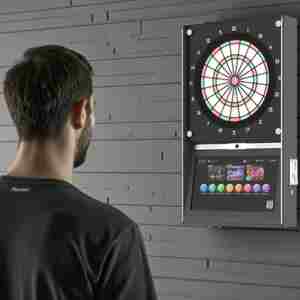 Home Bar Dartboard Man Cave Dart Game ABS Plastic <b>WiFi</b> 58x14x98cm - Product Image 1
