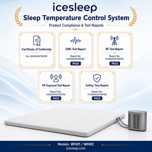 Matelas chauffant et rafraîchissant intelligent à mémoire de forme pour hôtel de luxe, avec optimisation personnalisée par IA et fonction de réveil silencieux, et draps de lit 600TC - Product Image 5
