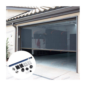 Rideaux motorisés électriques imperméables pour l'extérieur, rideaux transparents noirs pour patio, café, tubulaires, manuels, moteur, application Wifi contrôlée, simples - Product Image 6