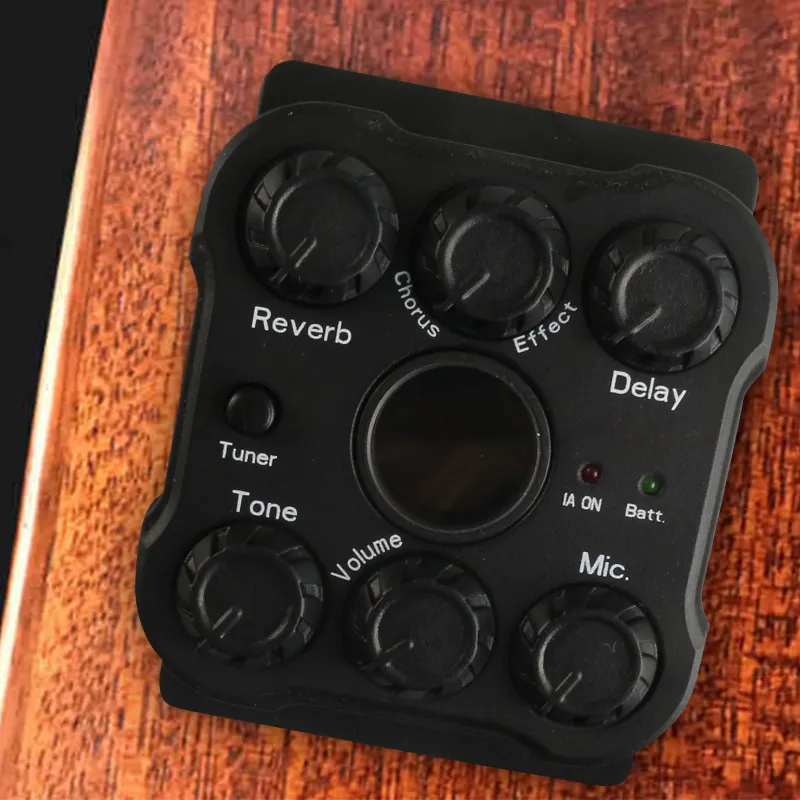 Gitar AMPS Rotate Reverb Delay MIC Efek Resonansi dan Efek Chrous Gitar Akustik Preamp