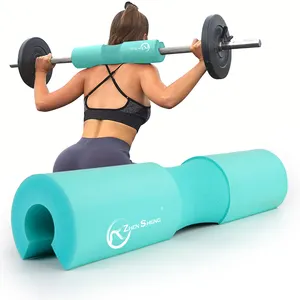 Zhensheng supplier gym fitness black foam squat set barbell pad custom