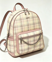 Sacs à dos pour ordinateur portable style coréen, motif étoile bleu à carreaux, légers, style preppy et masculin, sacs d'école