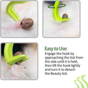 Ensemble portable 3 pièces en gros pour chats et chiens : Peigne anti-tiques, poux et <span class=keywords><strong>puces</strong></span> avec crochet <span class=keywords><strong>de</strong></span> fixation pour le camping et la randonnée en extérieur - Product Image 5