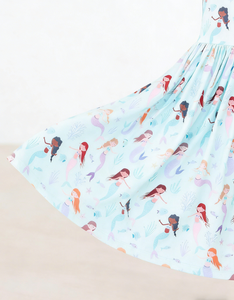 Abito estivo per bambine al ginocchio Happy As a Clam Tank Twirl Dress, abbigliamento estivo per bambini - Product Image 4