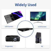 Contrôleur de Mur Vidéo 4x4 4K60, Processeur AV, Processeur de Mur Vidéo HDMI, Processeur Vidéo Multi-Écrans, Commutateur Matrice Sans Soudure