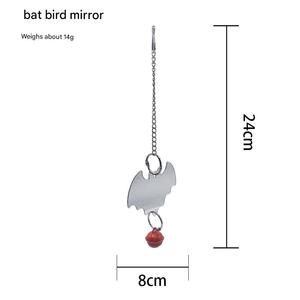 Halloween Bird Swing Decorations <strong>Parrot</strong> <strong>Toy</strong> Ring Bell Vine Ball String Cage Accessories Made From Eco-Friendly Grass - Product Image 5