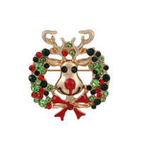 Accessoires de Noël personnalisés Épingles rigides en forme d'arbre à capuchon Épingles mignonnes en émail Conception personnalisée Épinglettes de Noël Broches