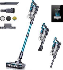 <span class=keywords><strong>Aspirateur</strong></span> <span class=keywords><strong>balai</strong></span> <span class=keywords><strong>sans</strong></span> <span class=keywords><strong>fil</strong></span> puissant 38KPA 450W avec écran OLED, tablette aromatique, jusqu'à 55 min d'autonomie et filtration multi-cône - Product Image 1