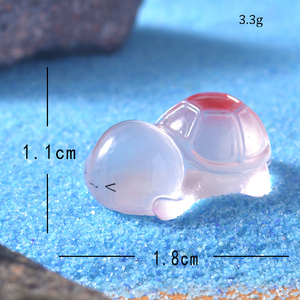 Tortue en résine lumineuse Tortue en résine de guérison naturelle pour la décoration intérieure - Product Image 6