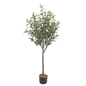 Arbre d'olivier artificiel écologique à plusieurs tiges en pot pour une utilisation en intérieur/extérieur Décoration du Nouvel An Saint-Valentin Direct usine - Product Image 1