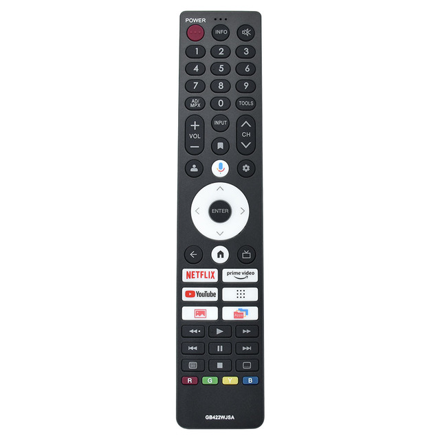 New GB422WJSA for Sharps Aquos Android BLE LED TV IR Remote Control with No Voice Function