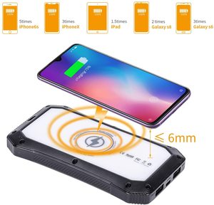 Banque d'alimentation solaire portable sans fil pour l'extérieur, <span class=keywords><strong>15000</strong></span> mAh, <span class=keywords><strong>Powerbank</strong></span> solaire - Product Image 2