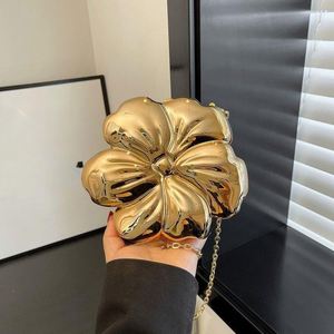 Bolso de Mano de Cristal con Forma de Rosa para Fiesta de Graduación, Bolso de Mano Brillante con Purpurina, Bolso de Mano de Cristal - Product Image 3