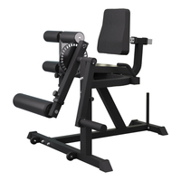 Machine de gymnastique multi-stations commerciale Glute Ham Developer Leg Press Hack Squat en métal durable avec repose-pieds