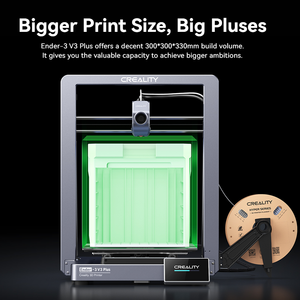 Impresora 3D Creality Ender 3 V3 <span class=keywords><strong>Plus</strong></span> 2024 CoreXZ para una velocidad de 600 mm/s, boquilla trimetálica de cambio rápido, ventiladores de refrigeración duales, 300*300*330 mm - Product Image 3