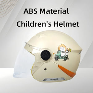 Hight Unisex <span class=keywords><strong>Pc</strong></span> 3/4 Casco facial Tamaño libre Cascos de motocicleta de media cara con Cute Factory Kids <span class=keywords><strong>Crash</strong></span> Abs Head Guard - Product Image 4