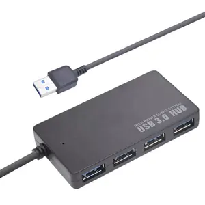 Luz indicadora de alta velocidade usb 3.0 hub de 4 portas para PC Mac