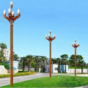 Farola LED de Aluminio Personalizada, Poste de Luz para Calle, IP65 Impermeable, Sensor de Movimiento AC, Iluminación Exterior para Paisajes y Carreteras - Product Image 6