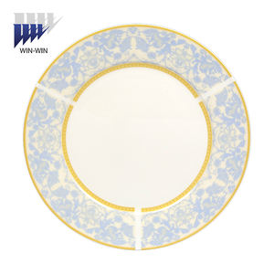 Nouveaux designs d'assiette à dîner vente à chaud nouvelle assiette en céramique de porcelaine fine de haute qualité - Product Image 1
