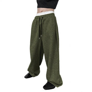 <span class=keywords><strong>Pantalon</strong></span> de survêtement décontracté cordon de serrage taille droite jambe large <span class=keywords><strong>pantalon</strong></span> ample <span class=keywords><strong>pantalon</strong></span> de survêtement avec poches <span class=keywords><strong>pas</strong></span> <span class=keywords><strong>cher</strong></span> solide Baggy <span class=keywords><strong>pantalon</strong></span> de survêtement - Product Image 4