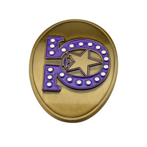 Latón antiguo Gole Aurelio Casillas Hebilla de cinturón Logotipo 3D personalizado Accesorio de metal hecho a mano - Product Image 2