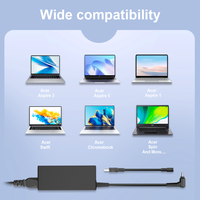 Adaptateur secteur AC/DC 65W 19V 3.42A pour HP Toshiba Lenovo Acer avec embout 3.0mm*1.1mm, design portable et pratique pour les voyages, fournisseur de premier plan