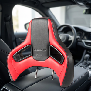 Reposacabezas de Asiento de Cuero PU de Lujo Personalizable SSCUS con Estilo Deportivo y Mecanismo de Fácil Instalación - Product Image 1