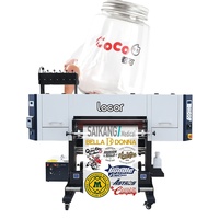 Imprimante UV DTF 70 cm, machine d'impression d'étiquettes en cristal, machine d'impression numérique à rouleaux UV