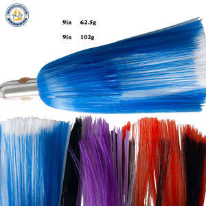 Señuelo de Pesca de Nylon para Agua Salada, Color Azul y Blanco, para Pesca de Arrastre, YJGJ187 - Product Image 2