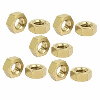 Mur Baut Rivet Kuning Berlapis Seng Kualitas Duplex Grade 4 Grade 8M24*3 Kepala Datar