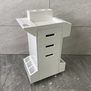 Salon de coiffure Spa barbier armoire à outils coiffure barbier coupe maquillage armoire boîte de rangement Salon chariot - Product Image 5