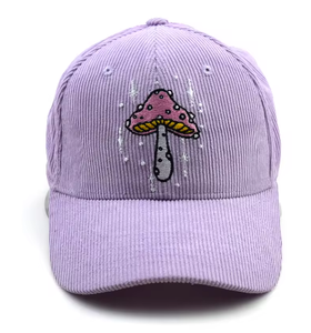 Casquettes de baseball roses personnalisées avec logo brodé OEM, casquettes snapback en velours côtelé, ajustées, unisexes, pour le sport - Product Image 6