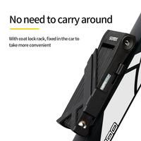 Candado de Cable para Bicicleta JIZHOU de Alta Resistencia con Código Digital, Accesorios Electrónicos para Ciclismo, Candado de Combinación para Bicicleta