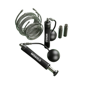 <span class=keywords><strong>Corde</strong></span> <span class=keywords><strong>à</strong></span> <span class=keywords><strong>Sauter</strong></span> Cross Rope Lestée en PVC Interchangeable avec Logo Personnalisé Unisexe 1lb et 2lb pour le Fitness - Product Image 3