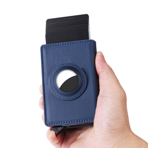 Wholesale Multifunctional Slim Smart Magnetic Card <b>Holder</b> Billetera Personalizada Large Capacity RFID Blocking Mens Popup <b>Wallet</b> - Product Image 1