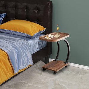 Hot Sale Modern Steel Wood Laptop <strong>Table</strong> for Bed <strong>Height</strong> <strong>Adjustable</strong> Bedside Desk for Living Room - Product Image 5