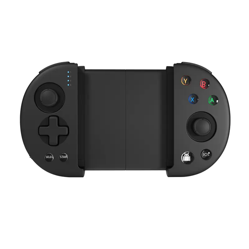 Noiposi OEM Black Gamepad Wireless Bt Gamepad For Android Ios Smart Mobile Phone Game Controller