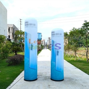 <span class=keywords><strong>Farolas</strong></span> luminosas de colores inflables personalizadas de 2m, modelo de publicidad para Bar de estrellas, fiesta, evento de actuación en escenario - Product Image 4