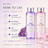 Ensemble de Toniques Liquides Botaniques pour le Visage : Perilla, Rose, Collagène – Éclaircissant, Hydratant, Adoucissant – Soin de Luxe Formule Personnalisée