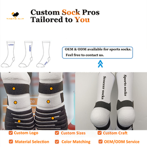 Chaussettes de sport et d'extérieur quotidiennes, chaussettes de compression pour basketball, cyclisme, fitness, badminton, faible MOQ, chaussettes <span class=keywords><strong>Anba</strong></span> avec tissu éponge - Product Image 2